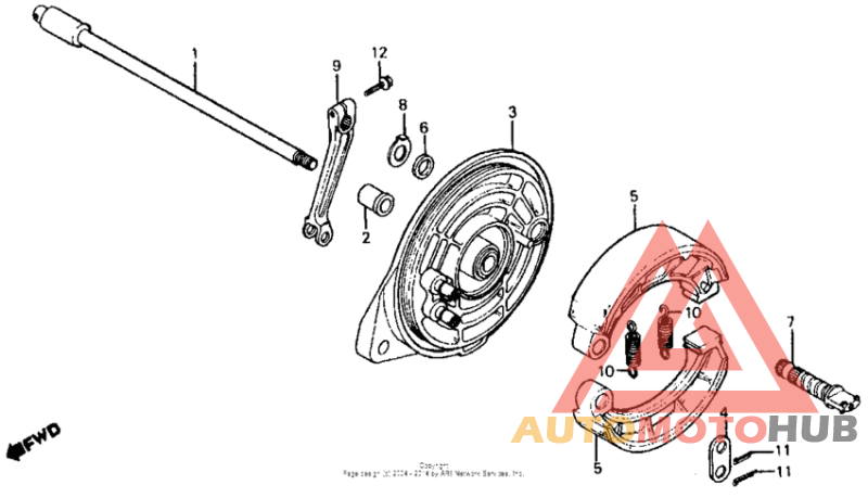 Задний тормоз
