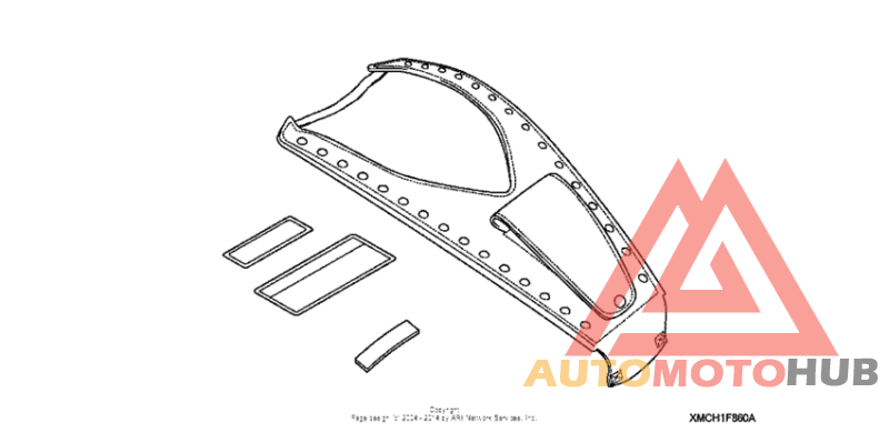 Tank belt (leather) (studded)