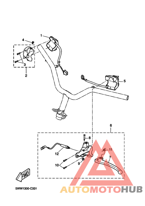 Interruptor  manillar&palanc