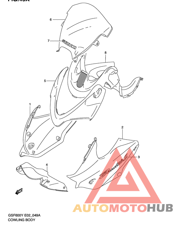 Cowling body