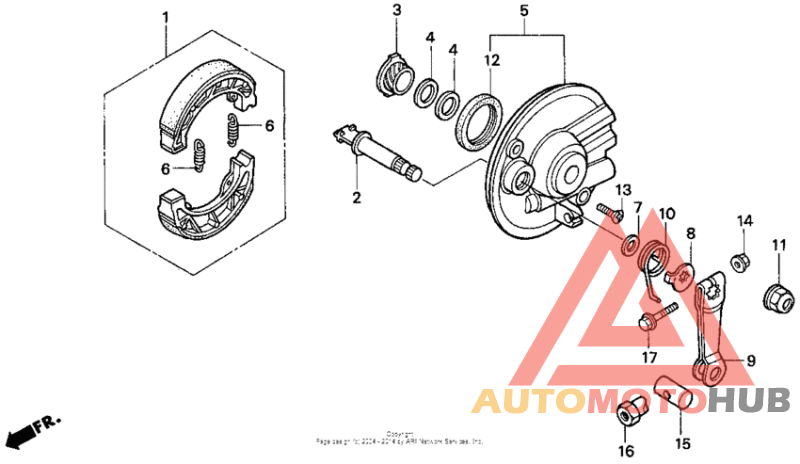 Передний тормоз