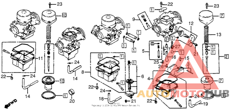Carburetor comp. parts