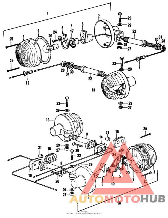Задний фонарь