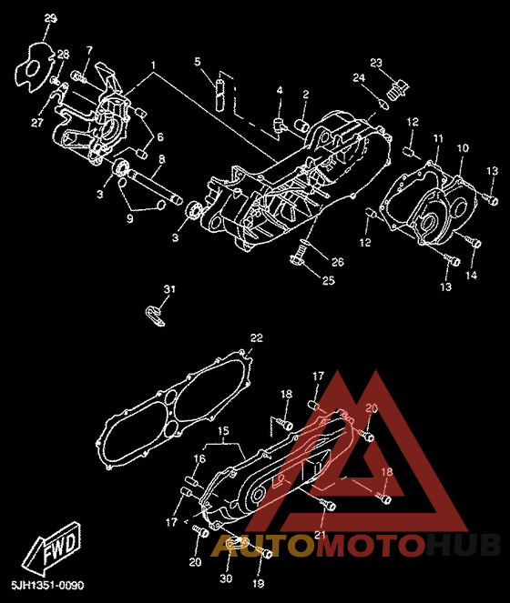 Картер двигателя