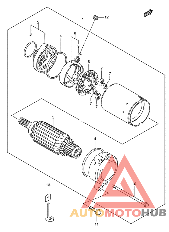 Стартерный мотор