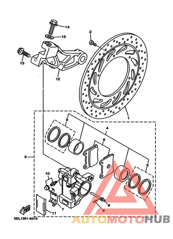 Задний суппорт