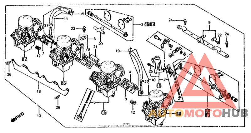 Carburetor assy. 81-82