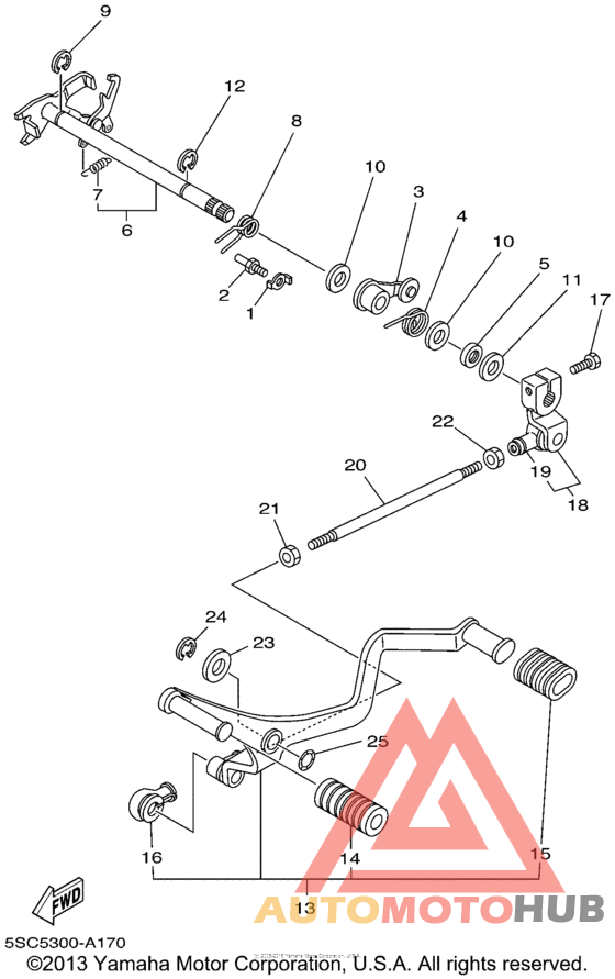 Вал переключения