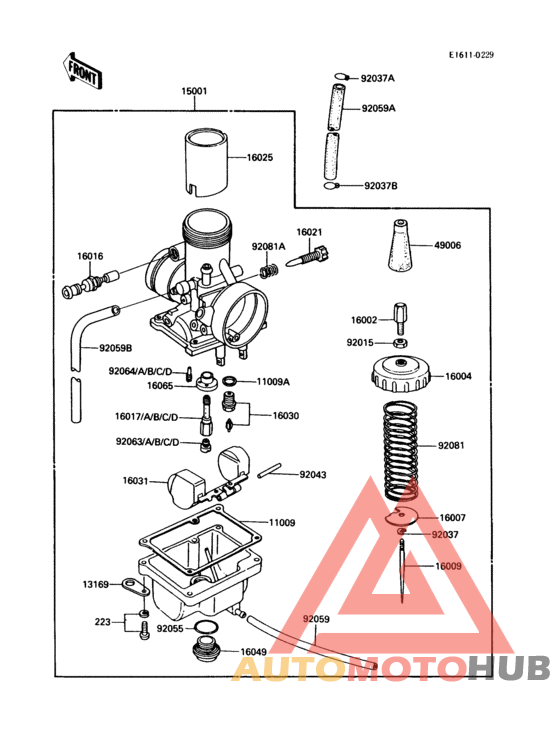Carburetor(kdx80-c1/c2/c3)(1/2)