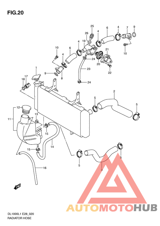 Радиатор hose