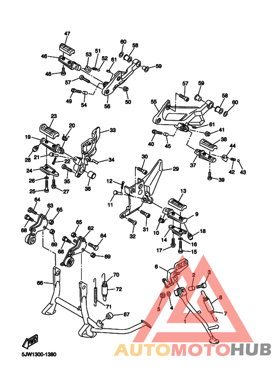 Support & repose pied