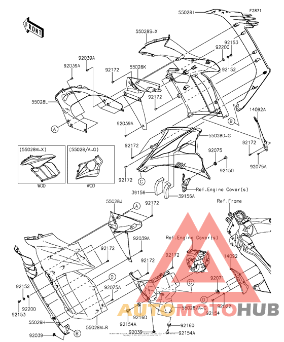 Cowling(1/2)(Center)