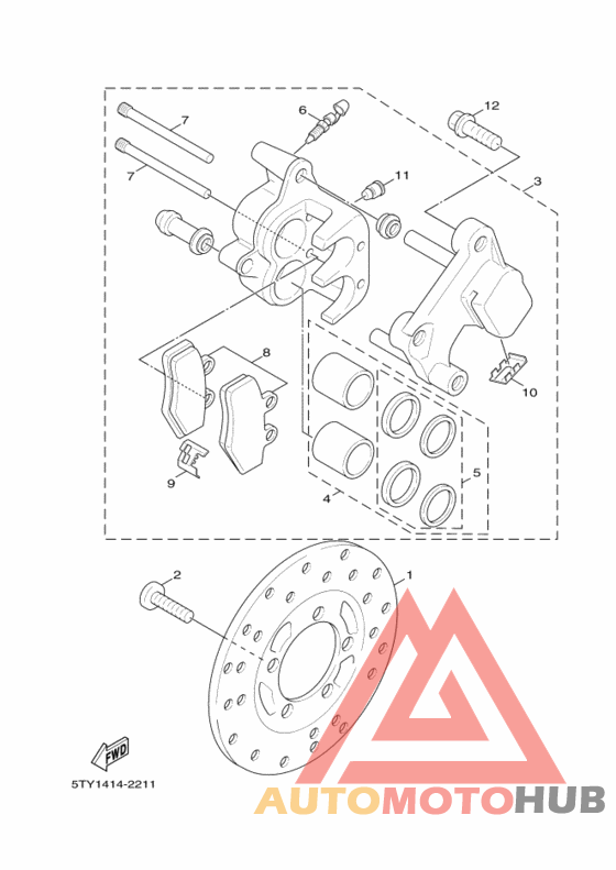 Передний суппорт