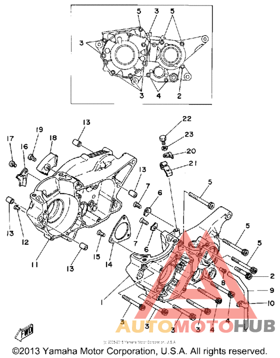 Картер двигателя