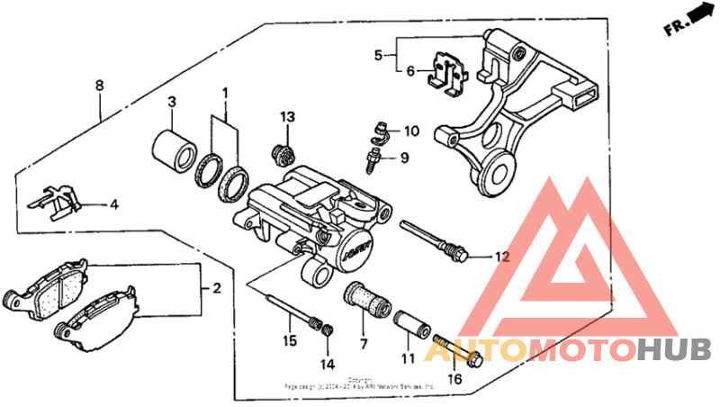 Задний суппорт