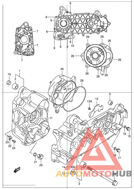 Картер двигателя