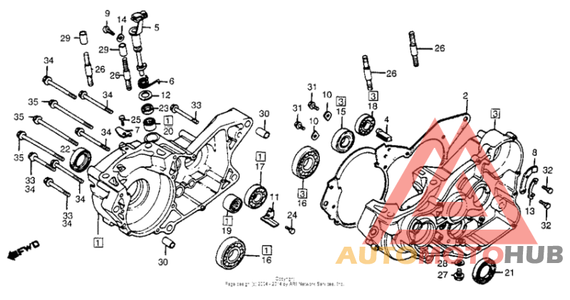 Картер двигателя