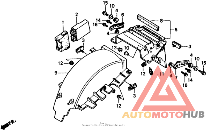 Задний бампер