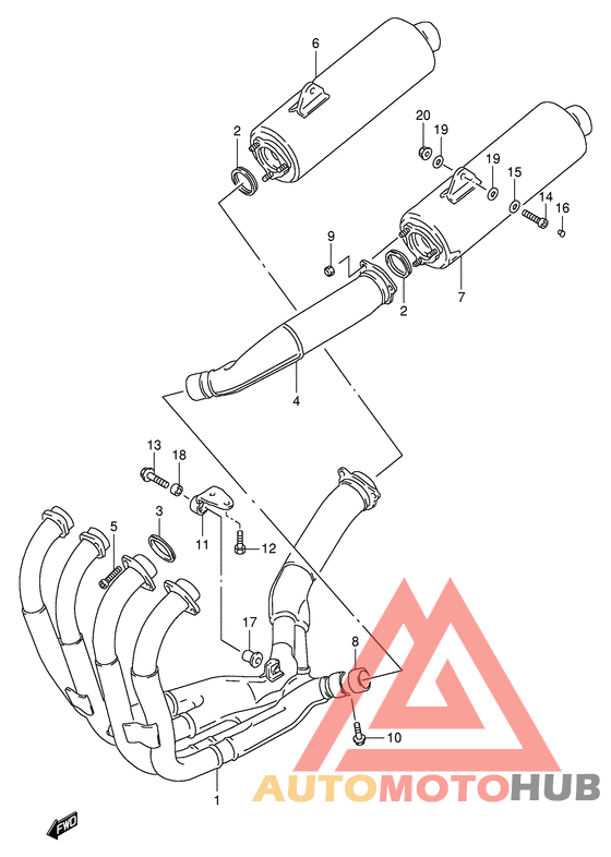 Muffler comp