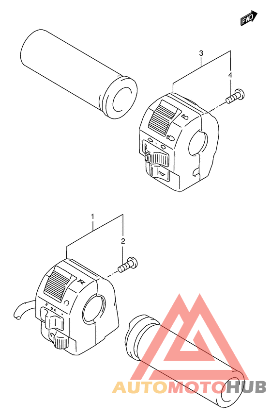 Рулевой переключатель