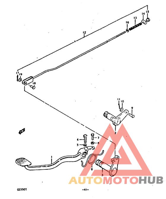Передний суппорт
