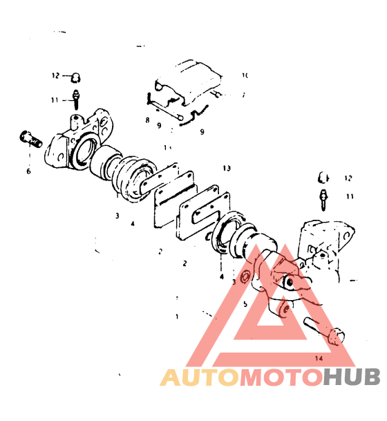 Задний суппорт