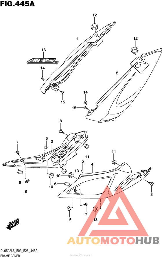 Обтекатель рамы