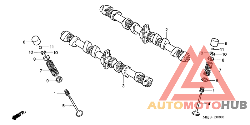 Распред вал/клапана