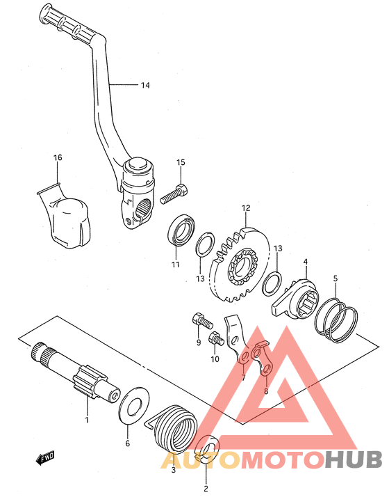 Ножной стартер