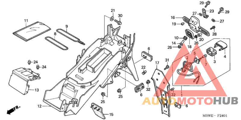 Заднее крыло