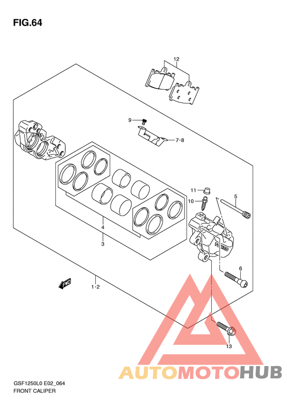 Передний суппорт