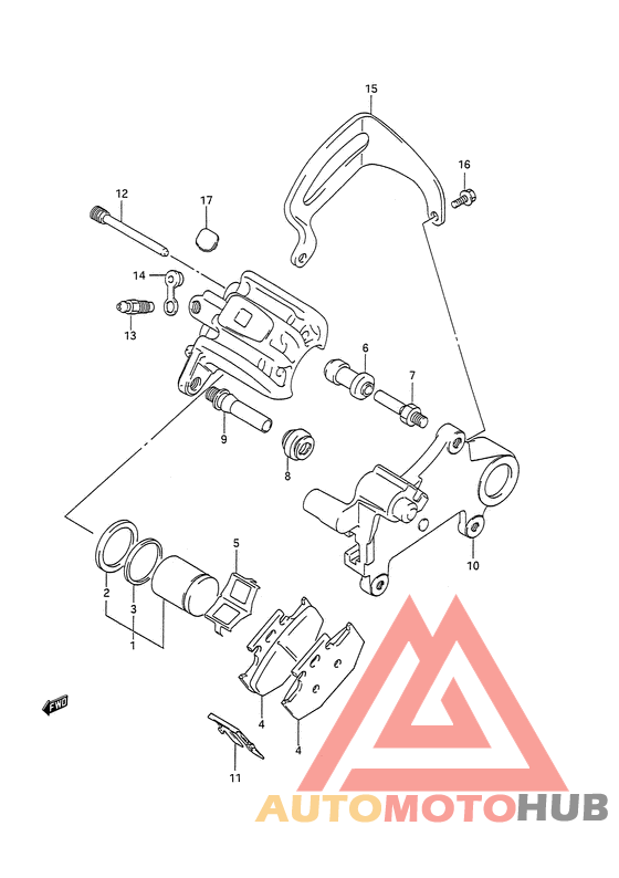 Задний суппортs