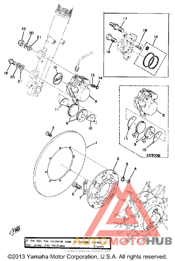 Disc brake caliper