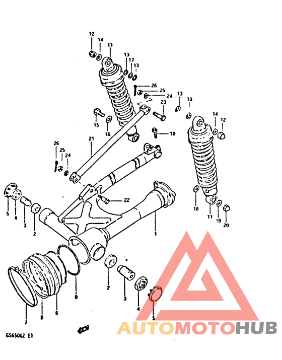Маятник задний
