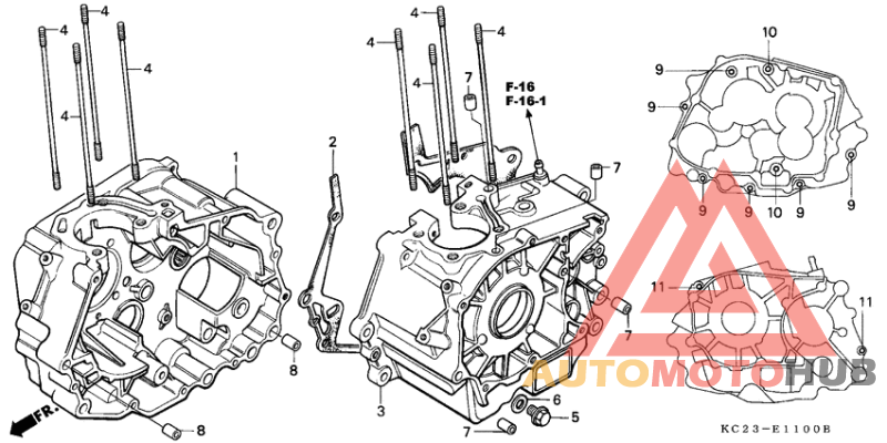 Картер двигателя