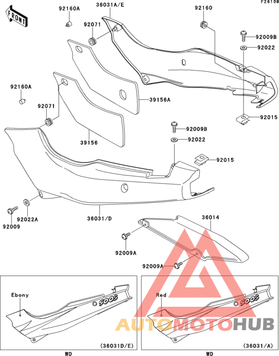 Side covers/chain cover(ex500-d3)
