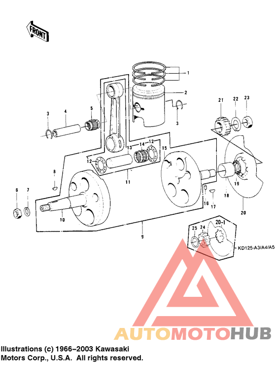 Crankshaft/piston/rotary valve