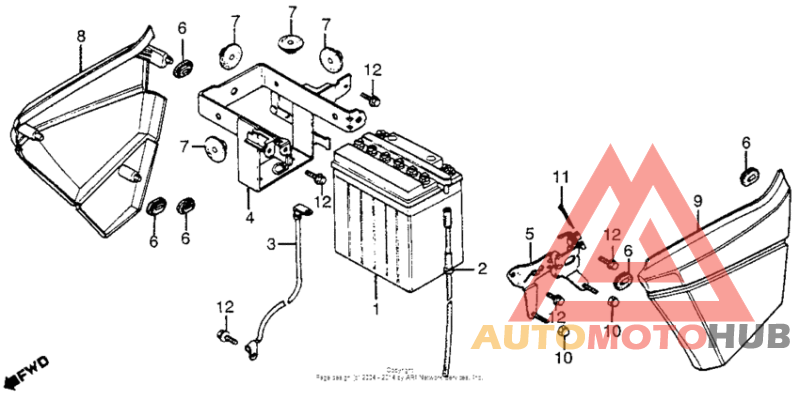 Side cover + battery