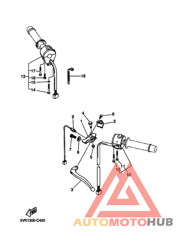 Handle switch & lever