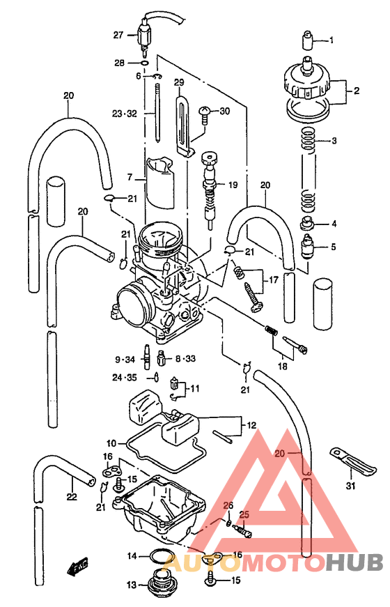 Carburetor assy