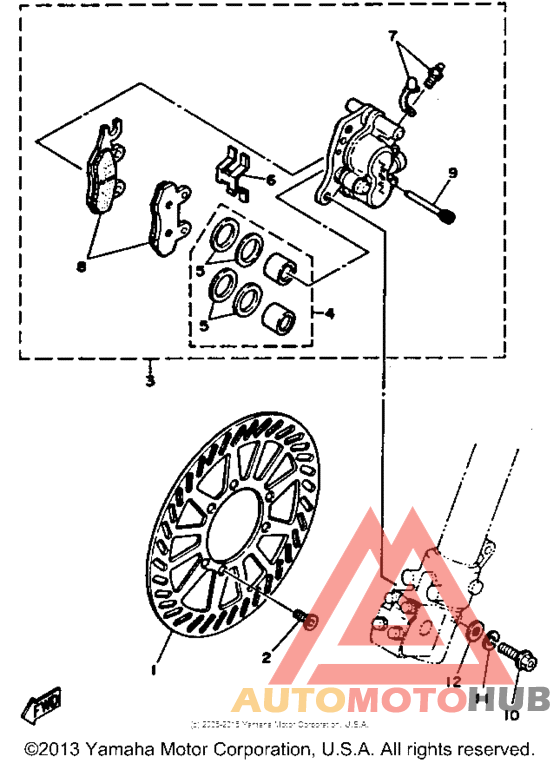 Передний суппорт
