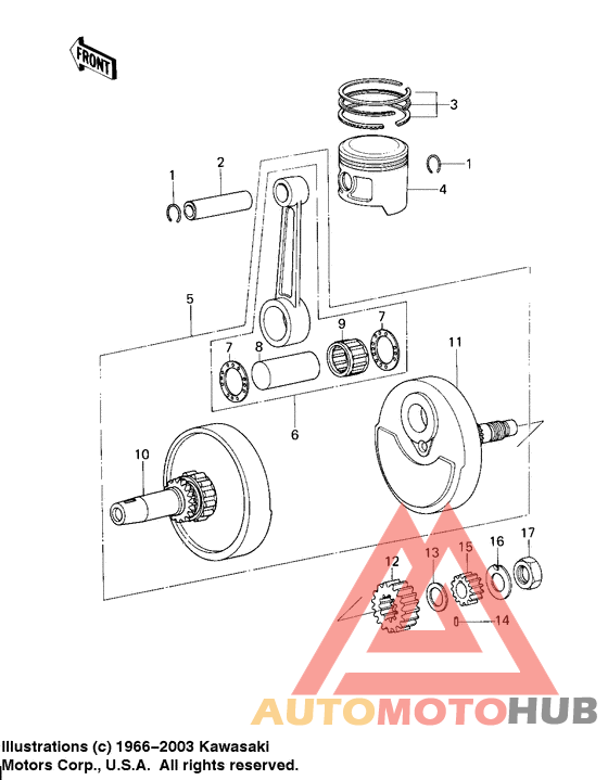 Crankshaft/piston