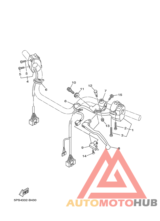Handle switch. lever