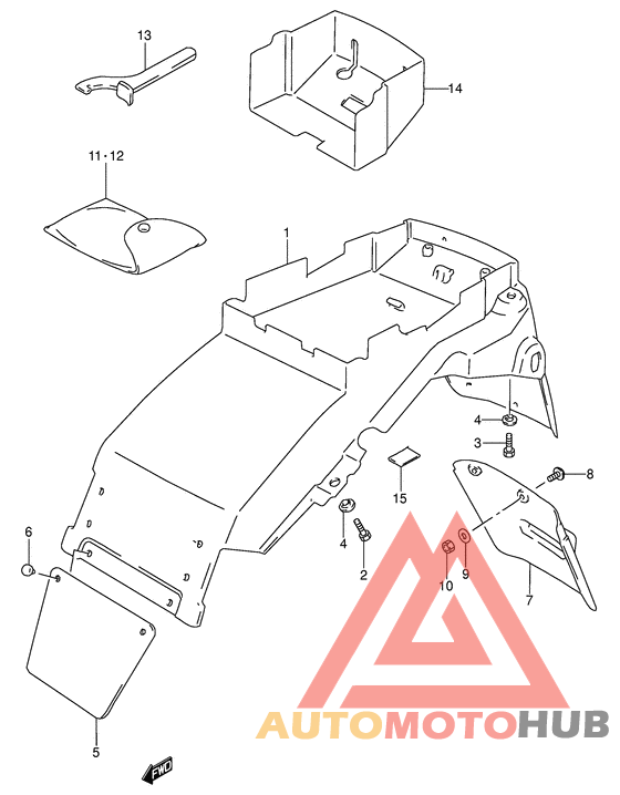 Заднее крыло