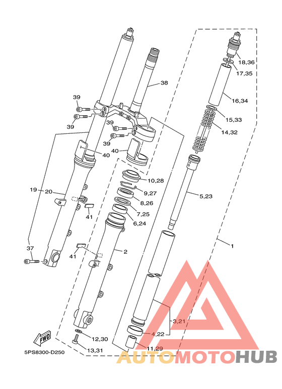 Передняя вилка