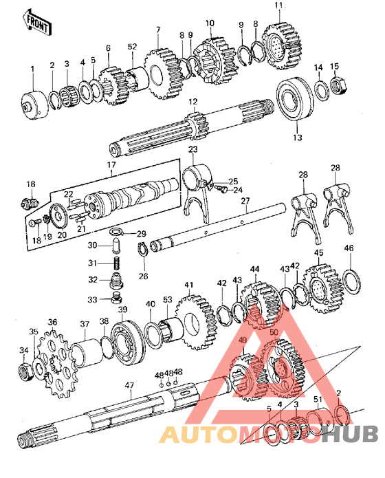 Transmission/change drum