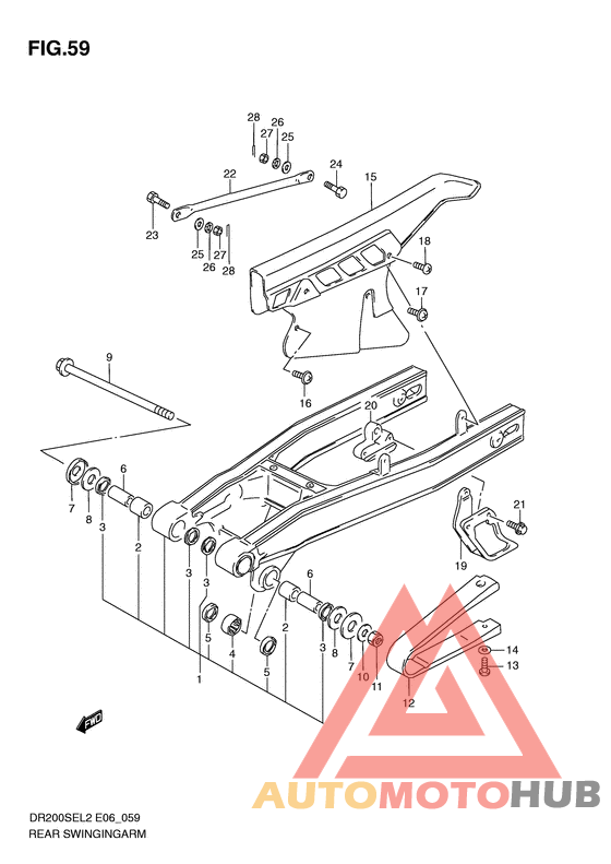 Маятник задний