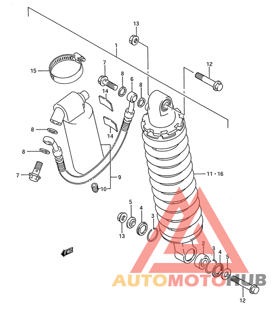 Задние амортизаторы