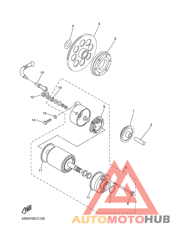 Муфта стартера