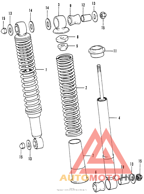 Sl70 rear shock absorber